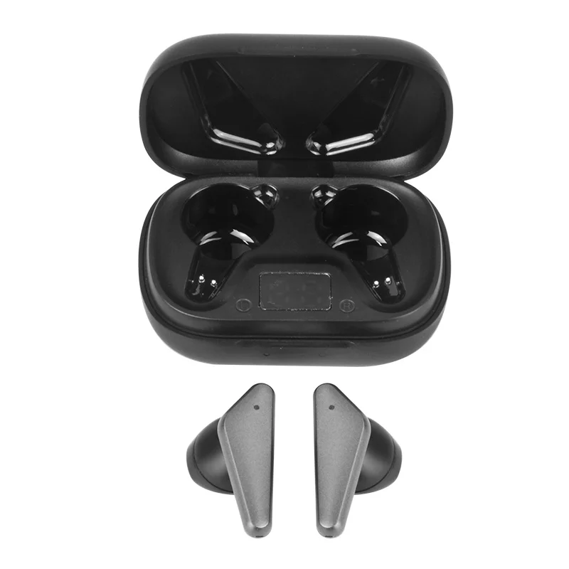 

S15 Waterproof Bluetooth5.0 Wireless Headphones Earphones HIFI Headset Bass Earbud W/ Power Display Touch Control for Smartphone