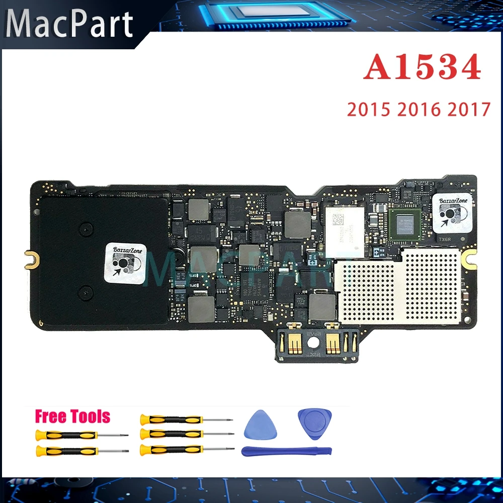 Оригинальная протестированная материнская плата A1534 820 00045 A 00244 для MacBook Retina 12