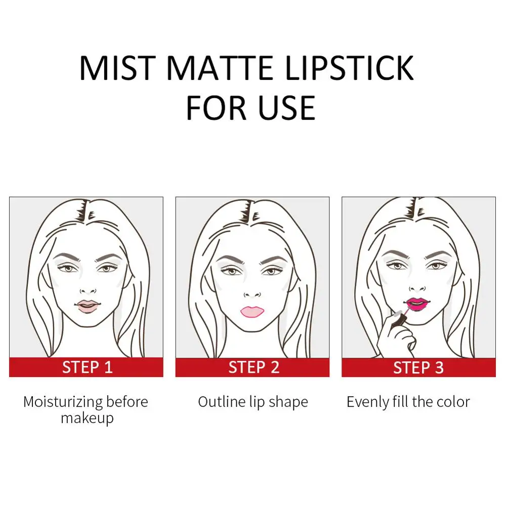 ZEESEA цветной питательный матовый Набор губной помады для макияжа женщин легкий в