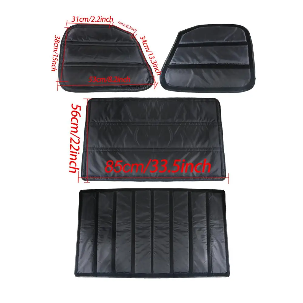 

Car Styling Hardtop Muffler Roof Insulation For Jeep Wrangler JL 2 Door 2018-2020 Black