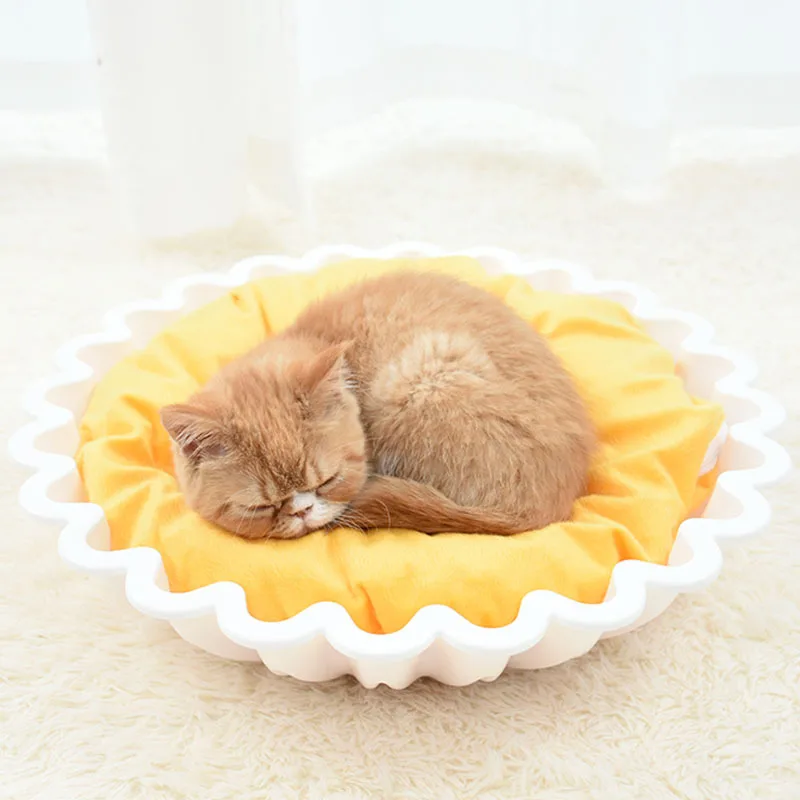 

Cotton Cat Litter Kennel Soft Cat Bed Cat Cushion Comfortable Pet Rest Supplies