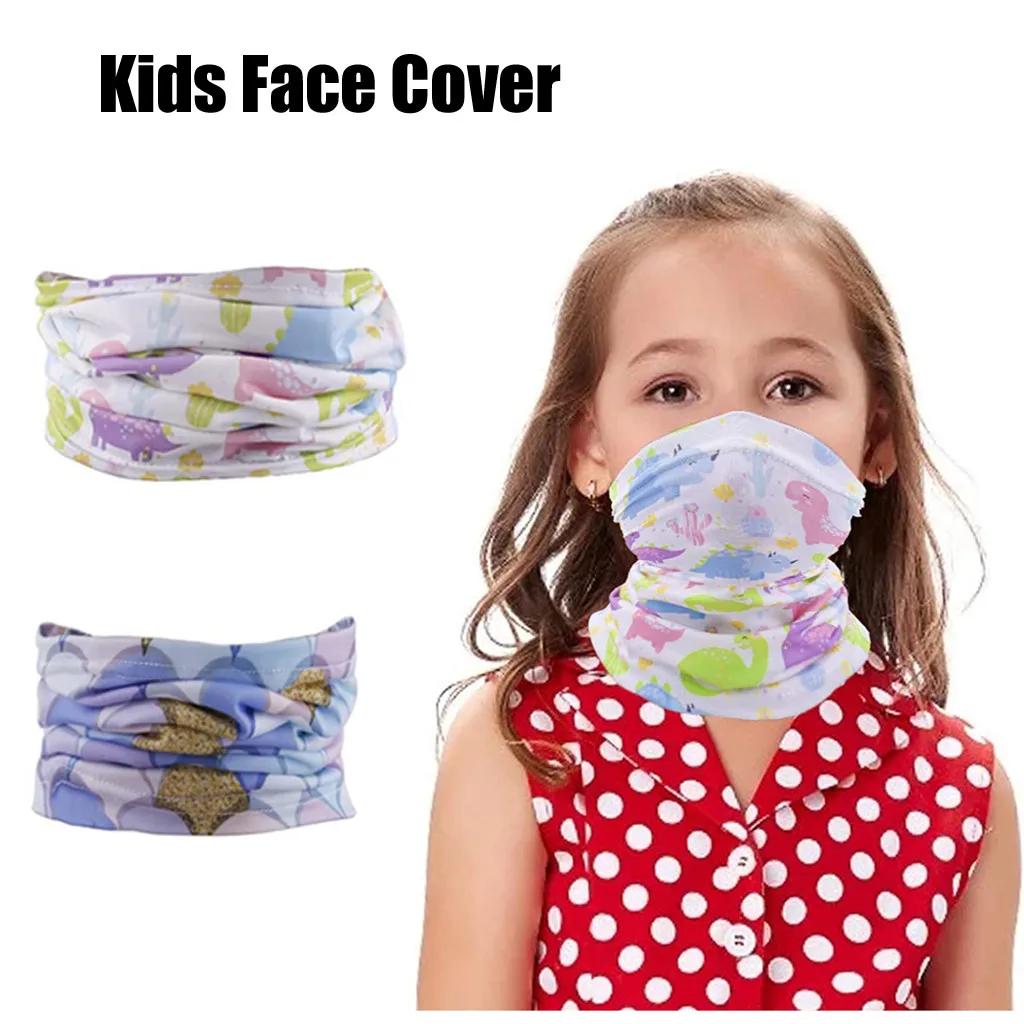 Детская маска с принтом Многофункциональная Защита шеи ветрозащитная и