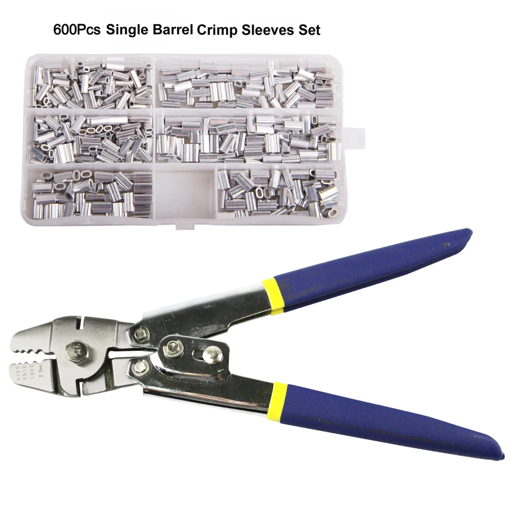 Многофункциональные рыболовные плоскогубцы ножницы и Обжимные втулки набор