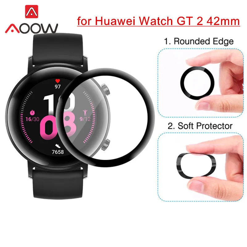 Защитная пленка для Huawei Watch GT 2 42 мм полноразмерная Взрывозащищенная защитная