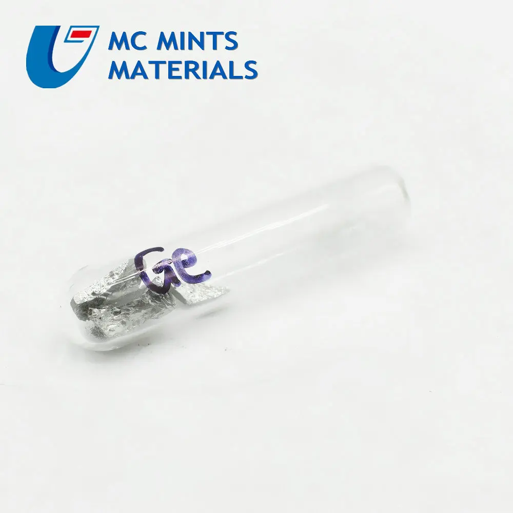 

Germanium Metal Glass Sealed 5N High Purity Ge Rare Dispersed Metal 99.999% 1 Gram for Element Collection Semiconductor
