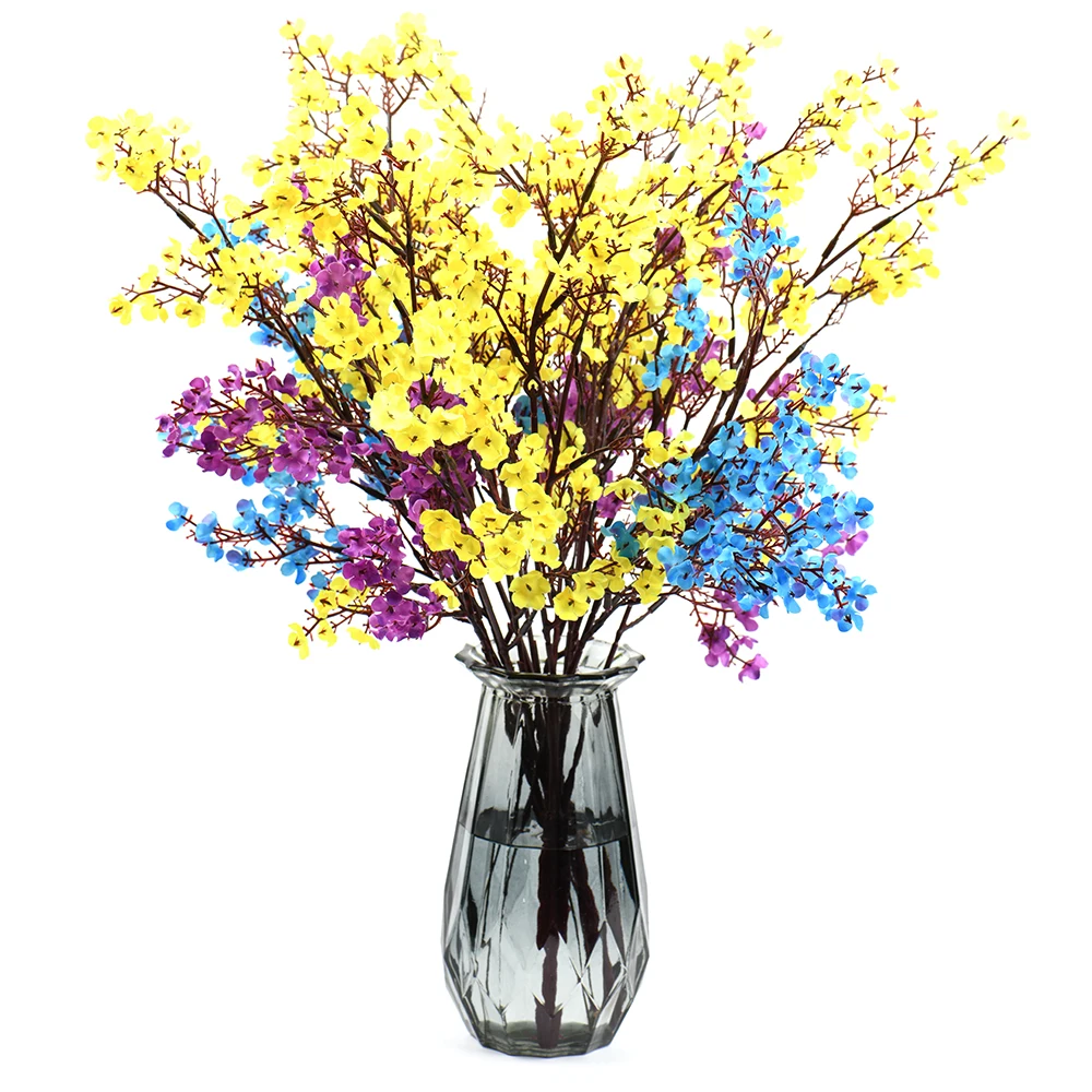 Искусственные цветы белая ветка высококачественные детские дышащие