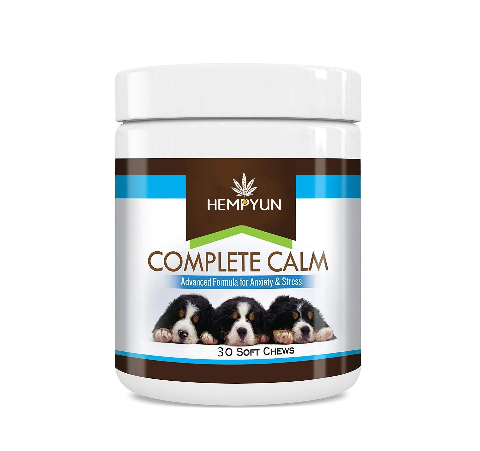 

Hemp Calming Treats for Dogs -Helps With Dog Anxiety, Separation, Barking, Stress Relief, And Thunderstorms