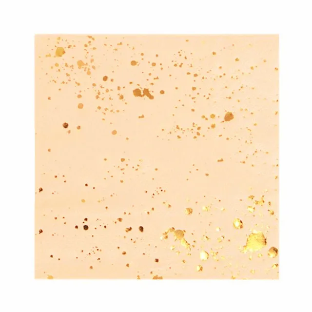 Бесплатная доставка 400 шт. бумажные салфетки из фольги золотого розового и