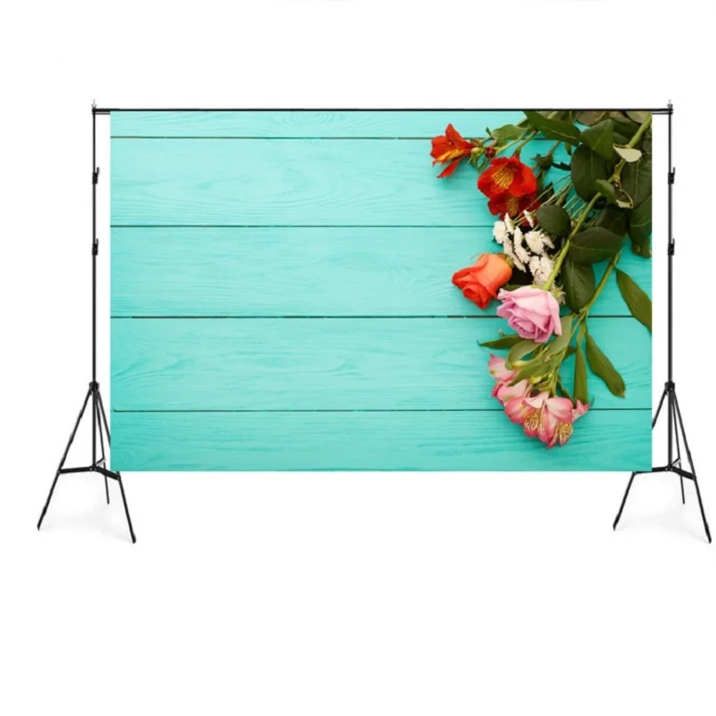 Nitree винил Подставки для фотографий фон с деревянным полом текстура детских