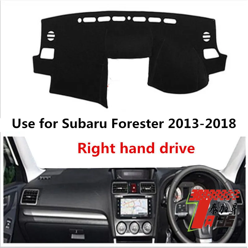 

TAIJS Factory Simple Good Quality Polyester Fibre Car Dashboard Cover For Subaru Forester 2013 14 15 16 17 18 Right hand drive