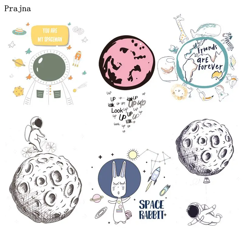 Prajna астронавт космический пластырь железо для переноса одежды теплопередающие