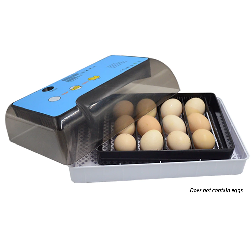 

Ducks Birds Breeder Digital Display Farm Home Poultry ABS Automatic Eggs Incubator Hatching Machine Slide-Turning LED Light