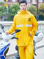 bike yellow raincoat suit split riding motorcycle raincoat waterproof lightweight reusable capa de chuva rain jacket eb5yy