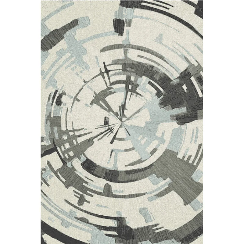 

Modern Fashion Carpet Simple Abstract Black/white/Gray Lattice Carpets for Living Room Bedroom Area Rugs Home Antiskid Floor Mat