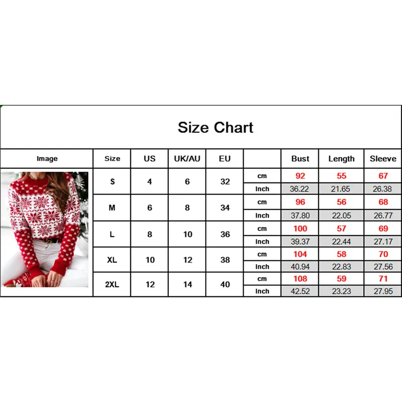 

Fashion Christmas Long Sleeve Sweaters For Women Fall Winter Knitted Snowflake O Neck Pullovers Casual Streetwear