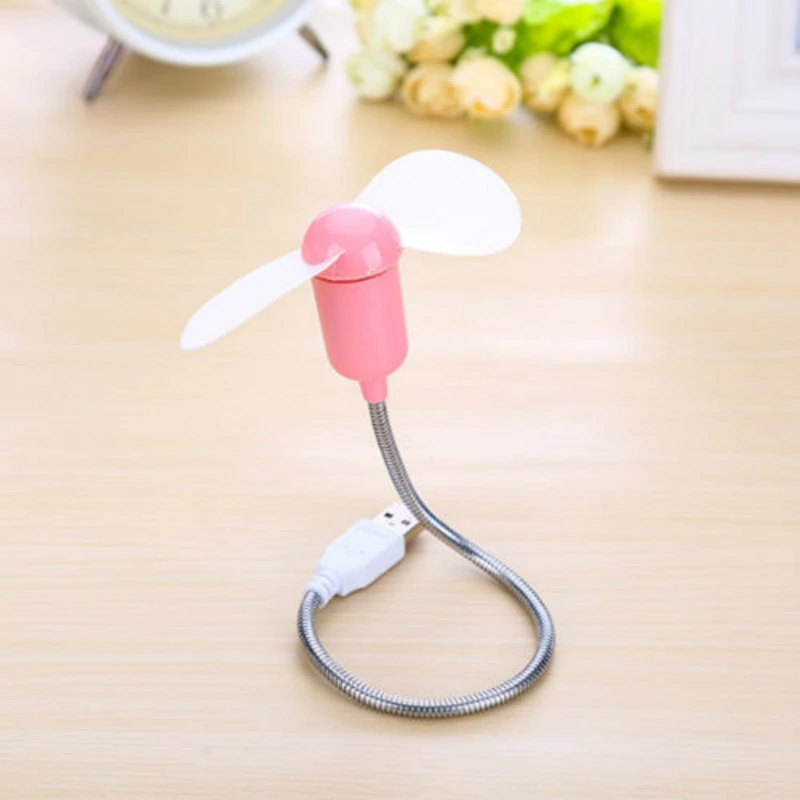 Мини вентилятор охлаждения с гибким USB портом портативный кулер для ноутбука