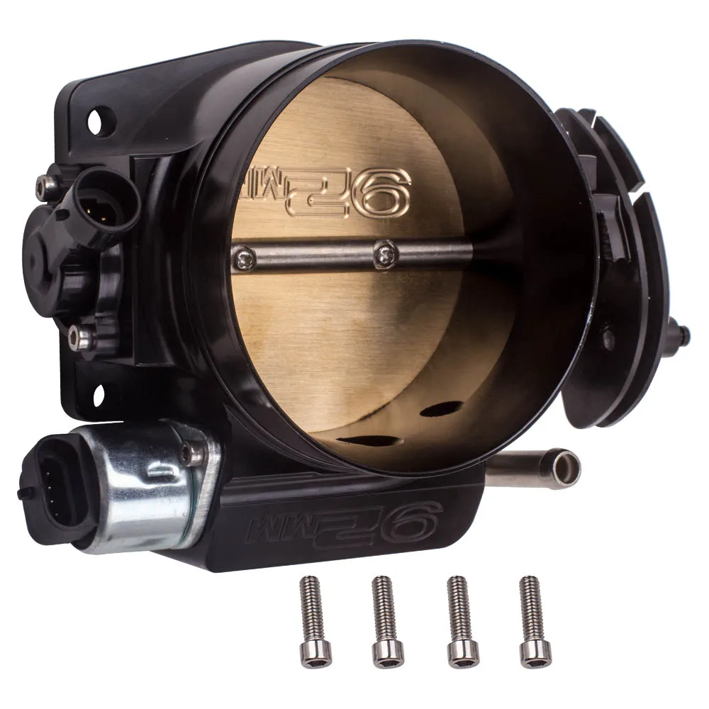 Корпус дроссельной заслонки 92 мм + Датчик положения TPS IAC для GM GEN III LS1 LS2 LS3 алюминий