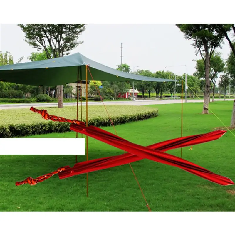 7 шт. колышки для палатки долговременный светоотражающий алюминиевый форма