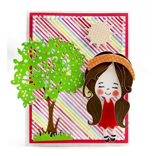 Милые девушки новые металлические режущие высечки Нож Форма для прозрачного