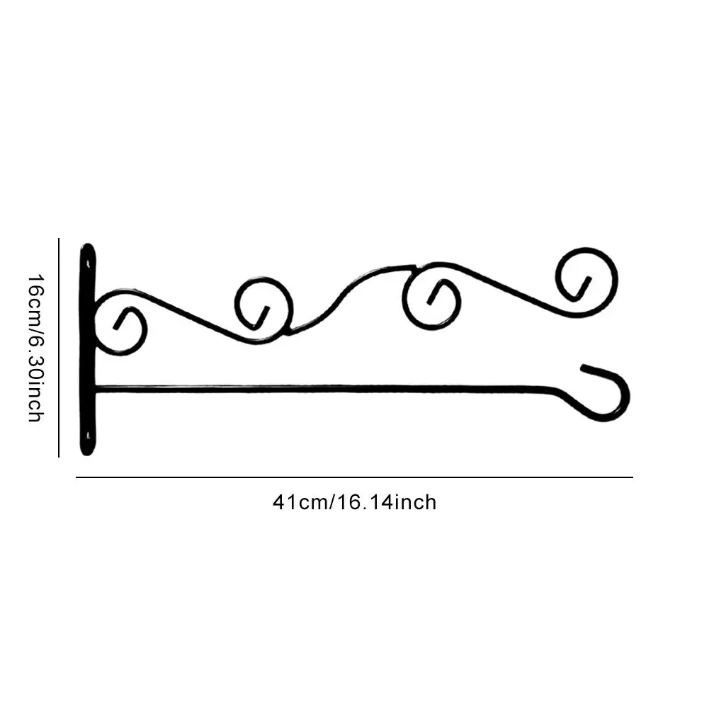 

Garden Wall Flag Stand Flagpole Weather-proof Metal Flag Holder Garden Flag Wall Hanger for Outdoors Courtyard #4O