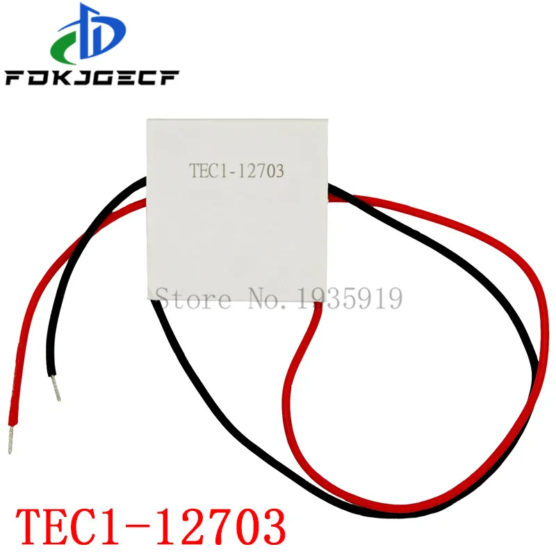Термоэлектрический радиатор TEC1 12703 TEC 40*40 охлаждающий модуль пластины Пельтье