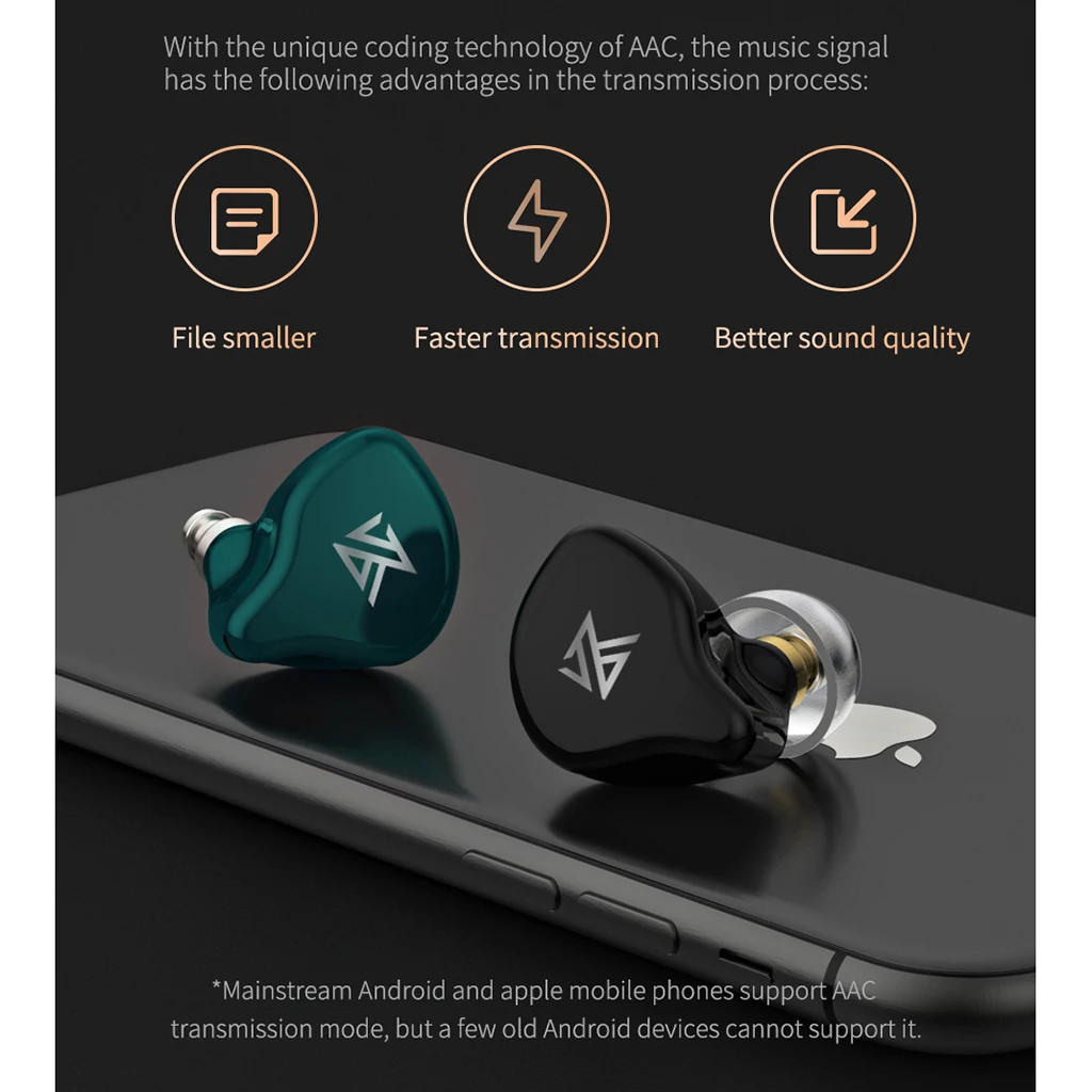 KZ S1 S1D TWS Hi Fi мини наушники для спорта и бега беспроводные Bluetooth 5 0 с шумоизоляцией