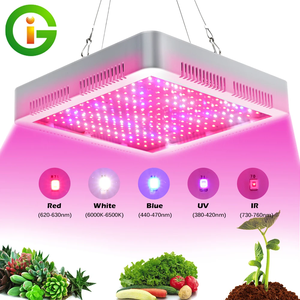 2000W LED Grow Light Full Spectrum UV&IR Chips Phytolamp For Plants Greenhouse Hydroponics Grow Lamp Indoor Plant Flower Seeding