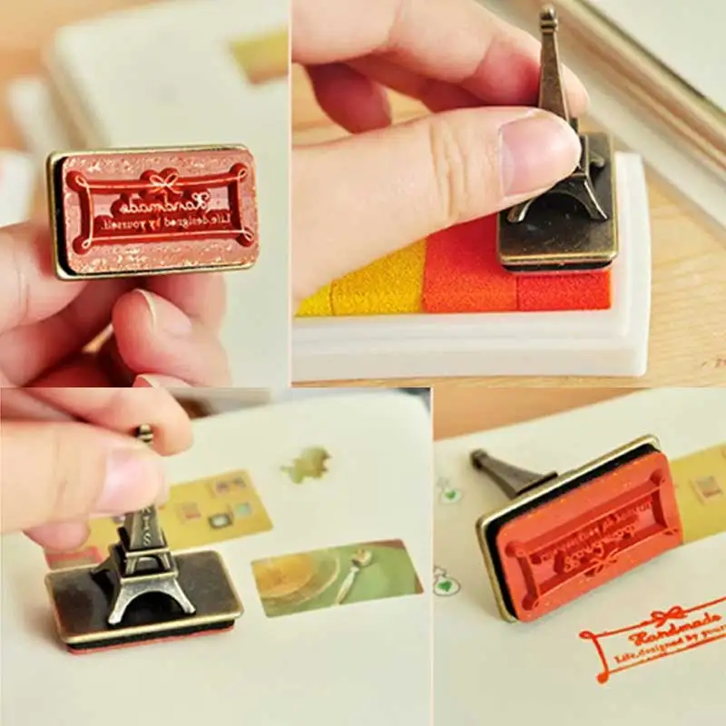 Новый домашний DIY градиентный цветной коврик для чернил разноцветный Inkpad печать