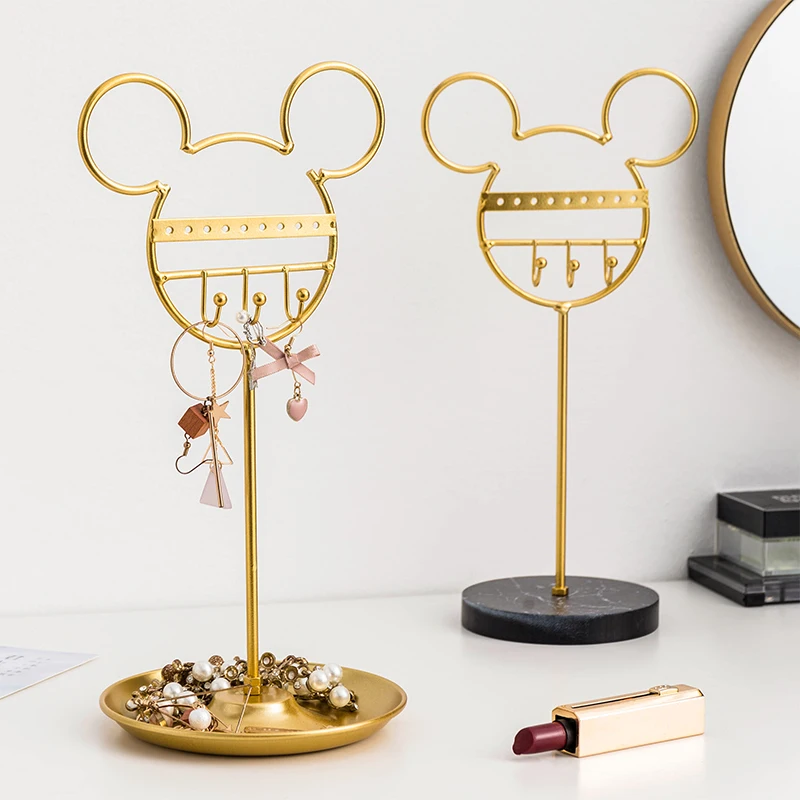 

Креативная сетчатая красная настольная стойка для демонстрации ювелирных изделий, подвесная стойка для ожерелий и ювелирных изделий, туал...