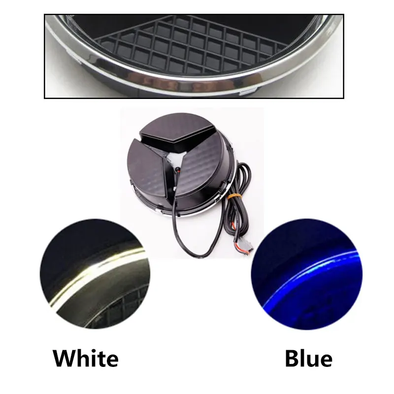 СВЕТОДИОДНЫЙ Автомобильный решетчатый логотип светильник с логотипом спереди