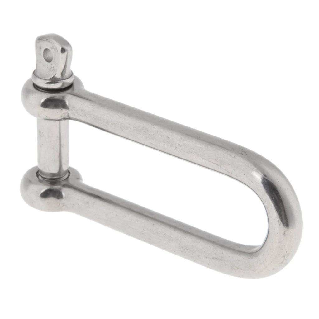 

Stainless Steel Screw Pin Chain Anchor D Shackle - 1/2 Inch - 12mm