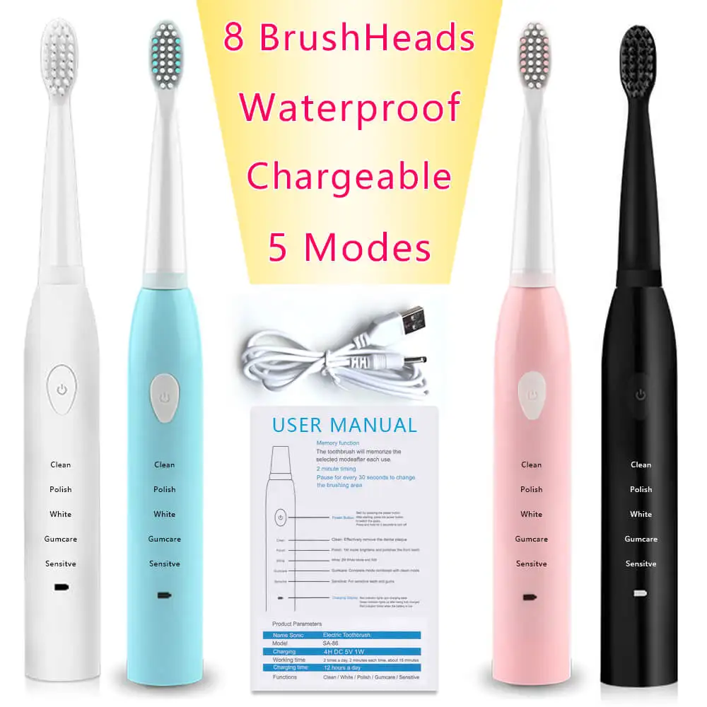 Домашняя Ультразвуковая электрическая зубная щетка зубной скалер портативный