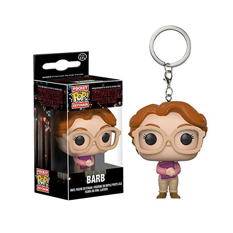 barb FUNKO POP Stranger Things Theme Eleven Дастин Барб брелок фигурки коллекция игрушек для детей Рождественский подарок - Цвет: barb