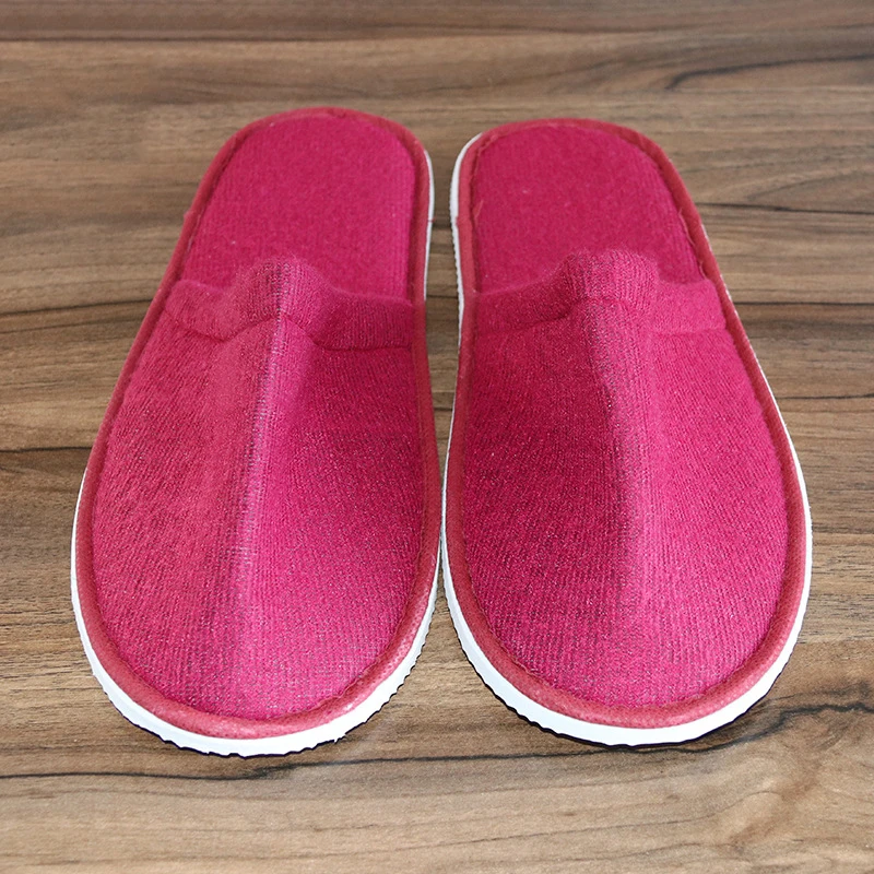 Сезон осень зима Простые тапочки унисекс для путешествий в отеле Спа Портативные