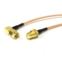 1pc new sma female jack to male plug right angle connector rg316 cable adapter 15cm 6 wholesale