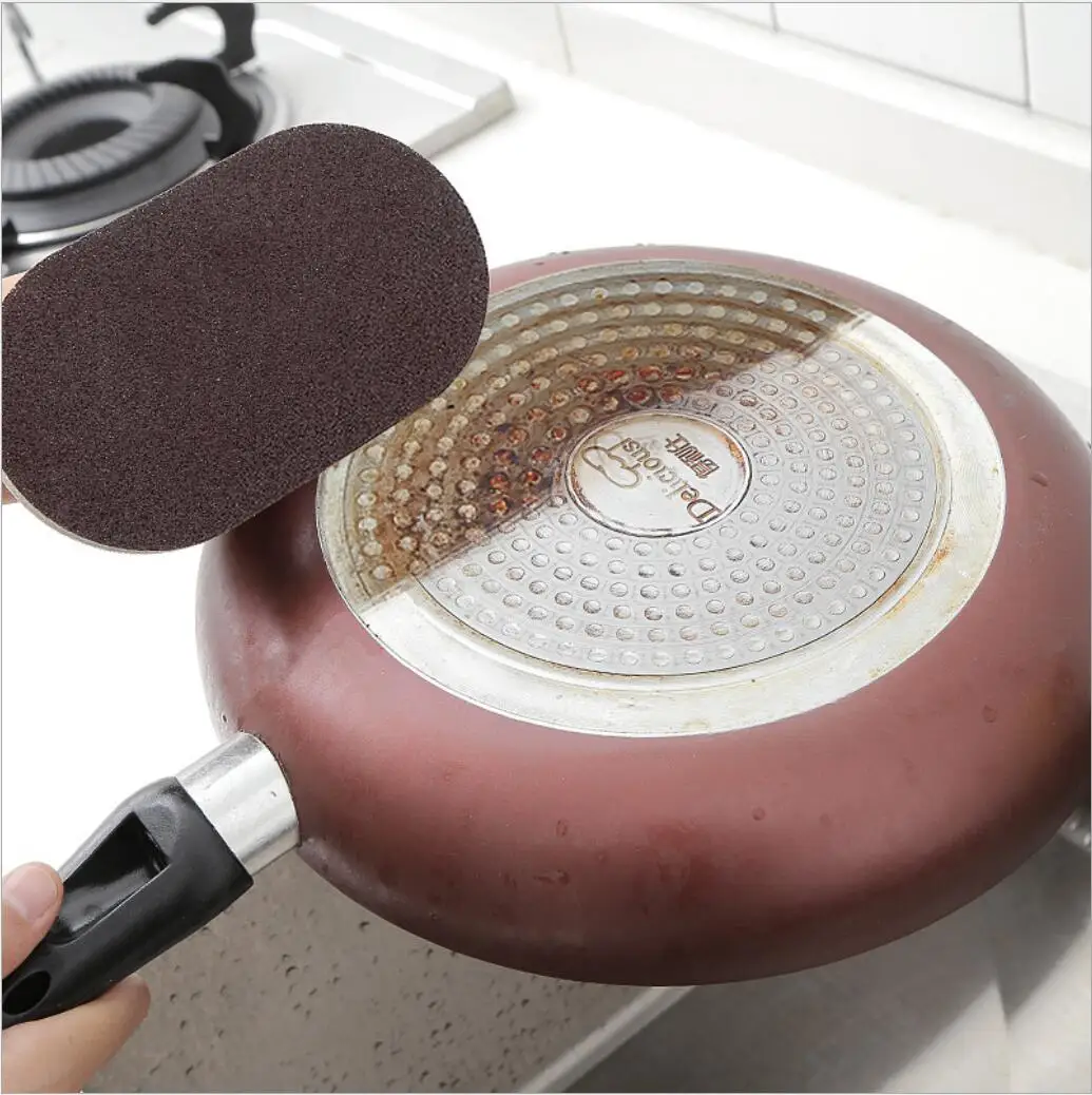 

Strong Decontamination Bath Brush Sponge Tiles Brush Hot Sale Magic Strong Decontamination Bath Brush Kitchen Clean Tools H0393