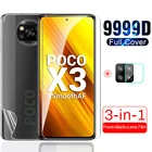 Для xiaomi poco x3 x 3 pocox3 стекло для объектива камеры Защитная пленка для экрана протекторы стекло 6,67 