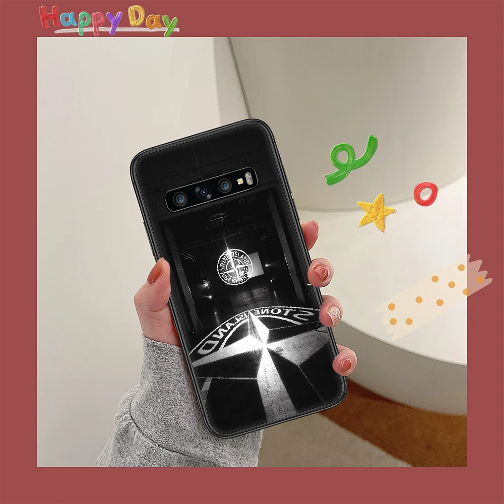 

Fashion Brand islands For Stones Phone Case for Samsung Galaxy Note S 6 7 8 9 10 E 20 Ultra Edge Plus black Coque Silicone Cell