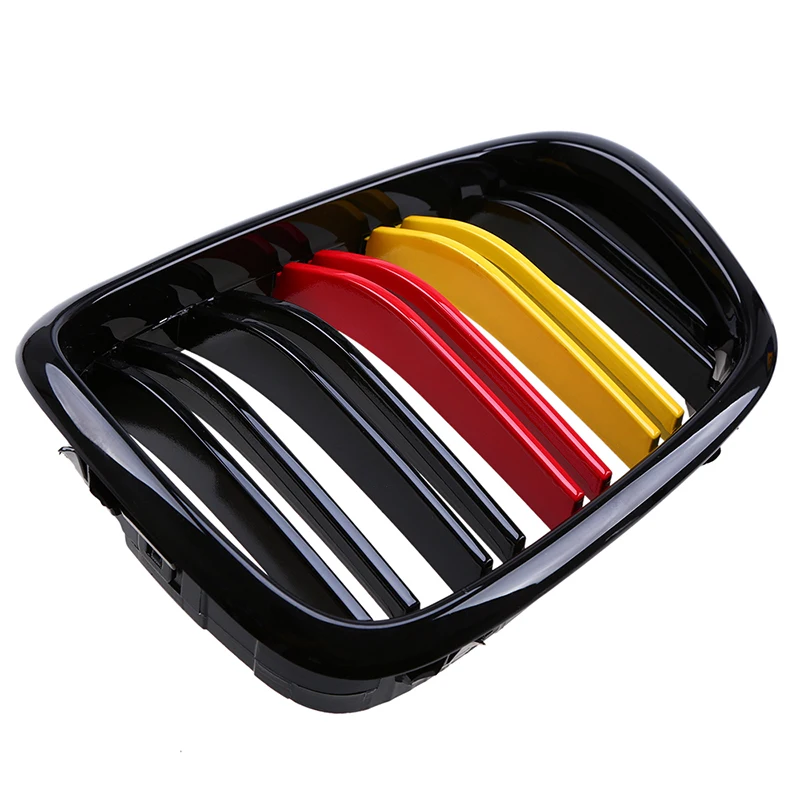 

POSSBAY Gloss Black Red Yellow Car Front Kidney Hood Grille Grills for BMW 5-Series E39 523i/525d/525i Touring 1997-2004
