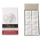 Новинка 100 шт. стальные сменные лезвия для ног средство для удаления твердой кожи пилка для рук и ног средство для педикюра высокое качество