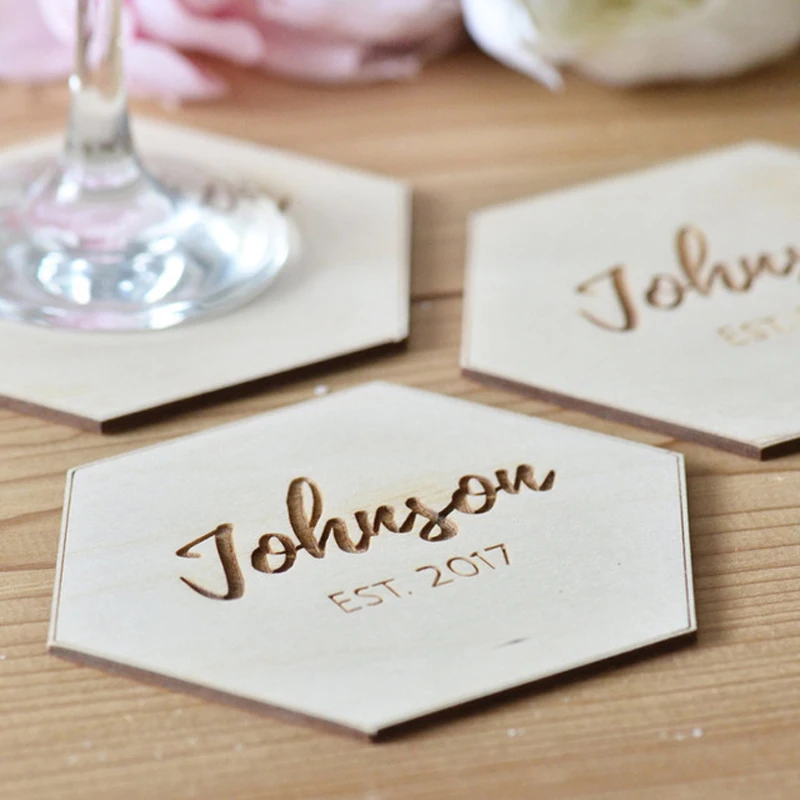 Деревянные подставки под стаканы напитки столы аксессуары для украшения