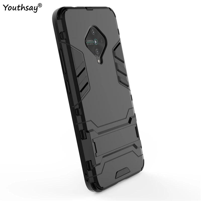 

For vivo V17 Case Cover For vivo V17 Rubber Protective Fundas Hard Shell PC Robot Armor Coque Slim Back Phone Case For vivo V17
