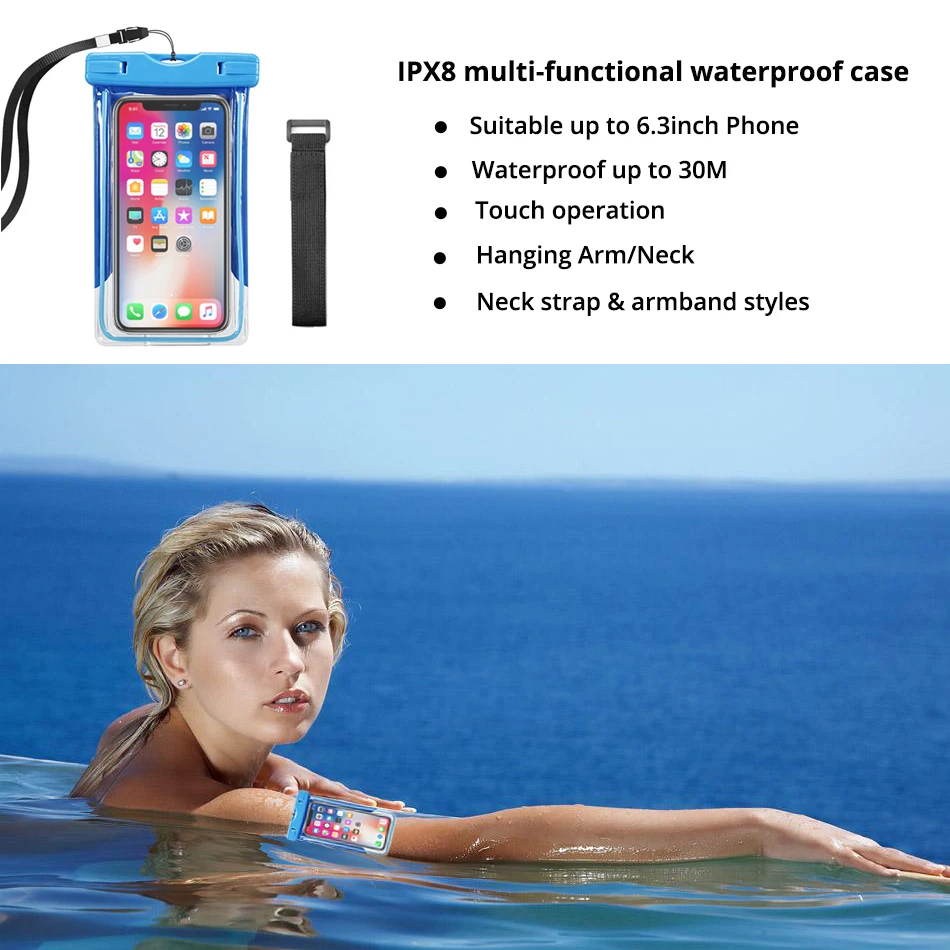 Водонепроницаемый чехол для смартфона подводная съемка Huawei P30 pro P20 Pro Mate 10 Lite 20