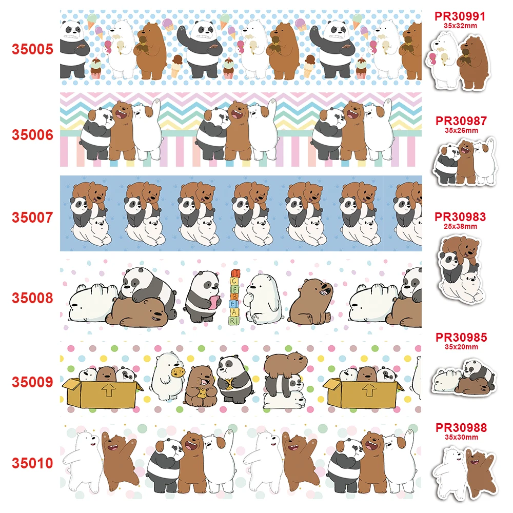 Бесплатная доставка 2020 Новое поступление 50 ярдов мультяшный принт grosgrain