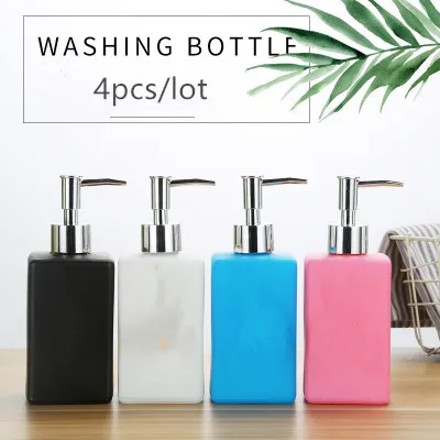 

500ml Soap Dispenser Cosmetics Bottles Bathroom Hand Sanitizer Shampoo Body Wash Lotion Bottle Outdoor Travel Sub-bottle