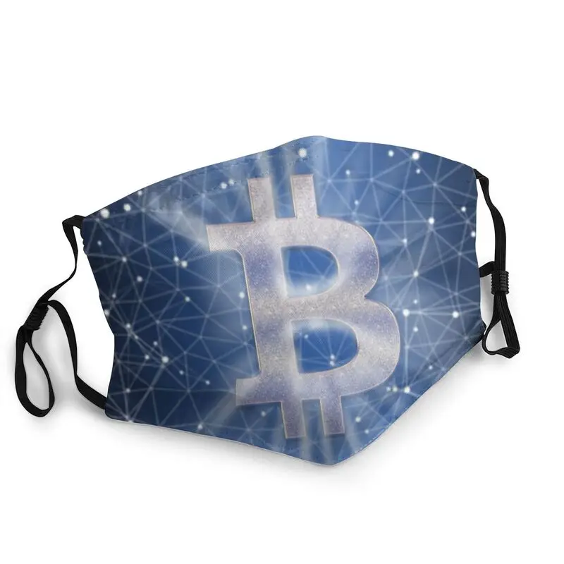 

Маска Биткоин, новая стандартная, регулируемая, криптовалюта, BTC, блокчейн, маска для лица, защитная крышка, респиратор, маска для рта