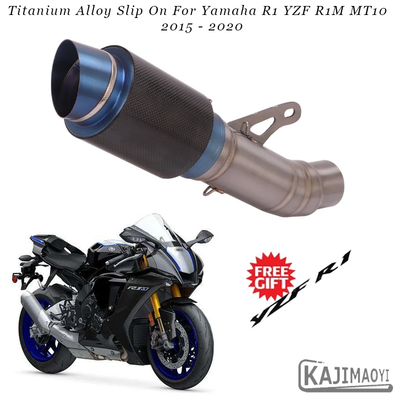 

Глушитель для выхлопной трубы мотоцикла, для Yamaha r1 YZF R1M MT10 2015-2018 2019 2020, из титанового сплава