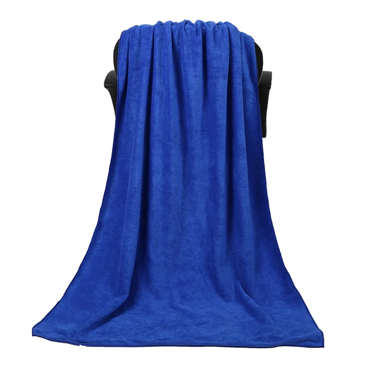 dark blue Абсорбирующим ванной Полотенце- 80*180см ткань из микрофибры полотенце Quick-Drying пляжные полотенца весной/осенью бассейн спа полотенце для взрослых - Цвет: dark blue