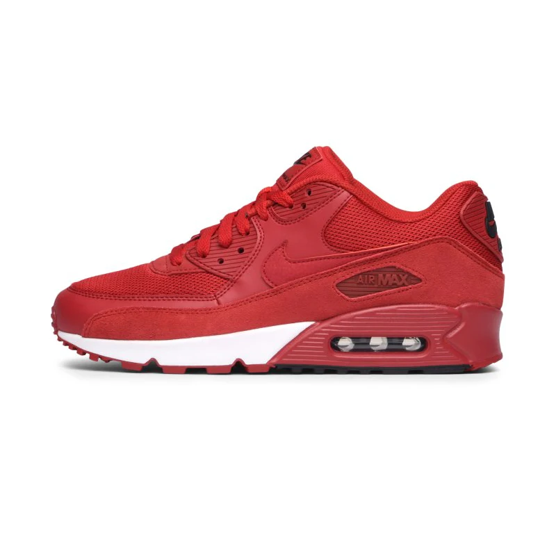 Оригинальные мужские кроссовки для бега Nike Air Max 90 эфирные, износостойкие, классические, спортивные, уличные, сетчатые, дышащие кроссовки 537384-111