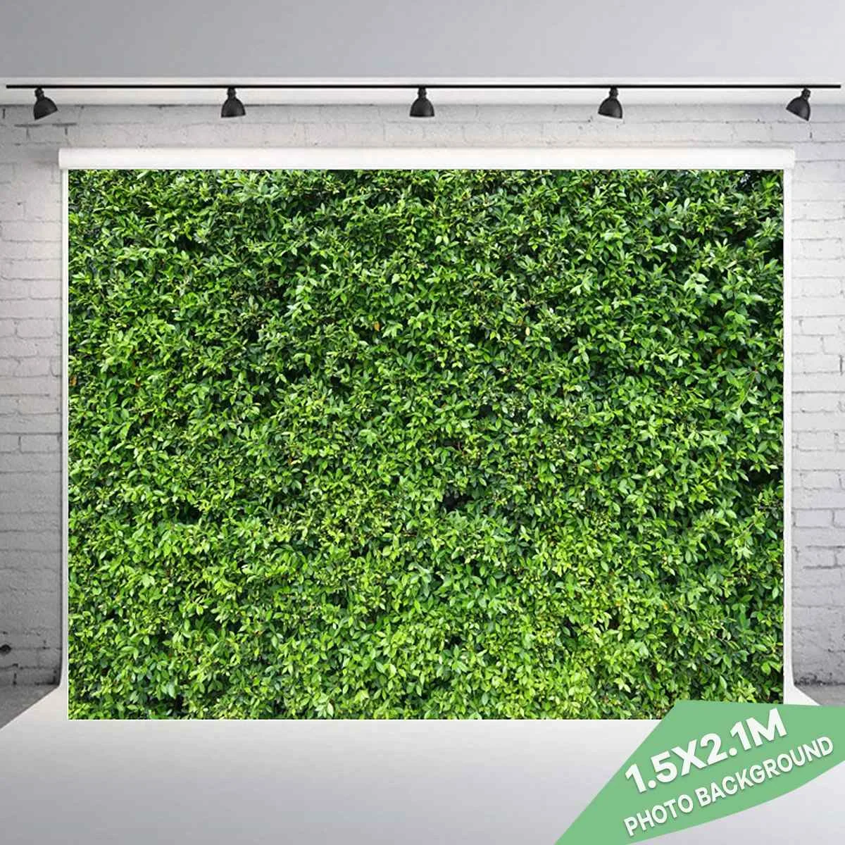 

Фон для портретной студийной фотосъемки 1,5 м x 2,1 м 5 футов x 7 футов с изображением весенней зеленой травы газона пейзажа